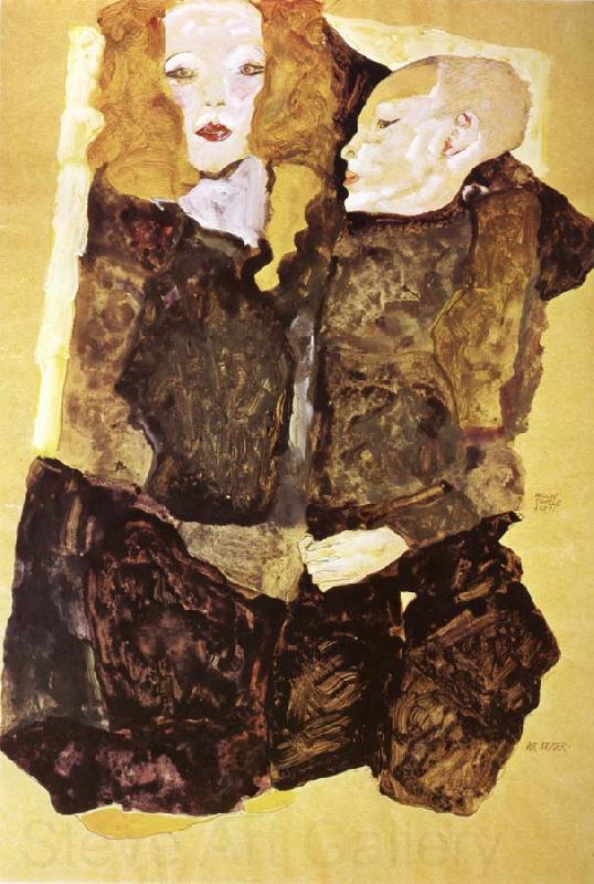 Egon Schiele The Brother Norge oil painting art